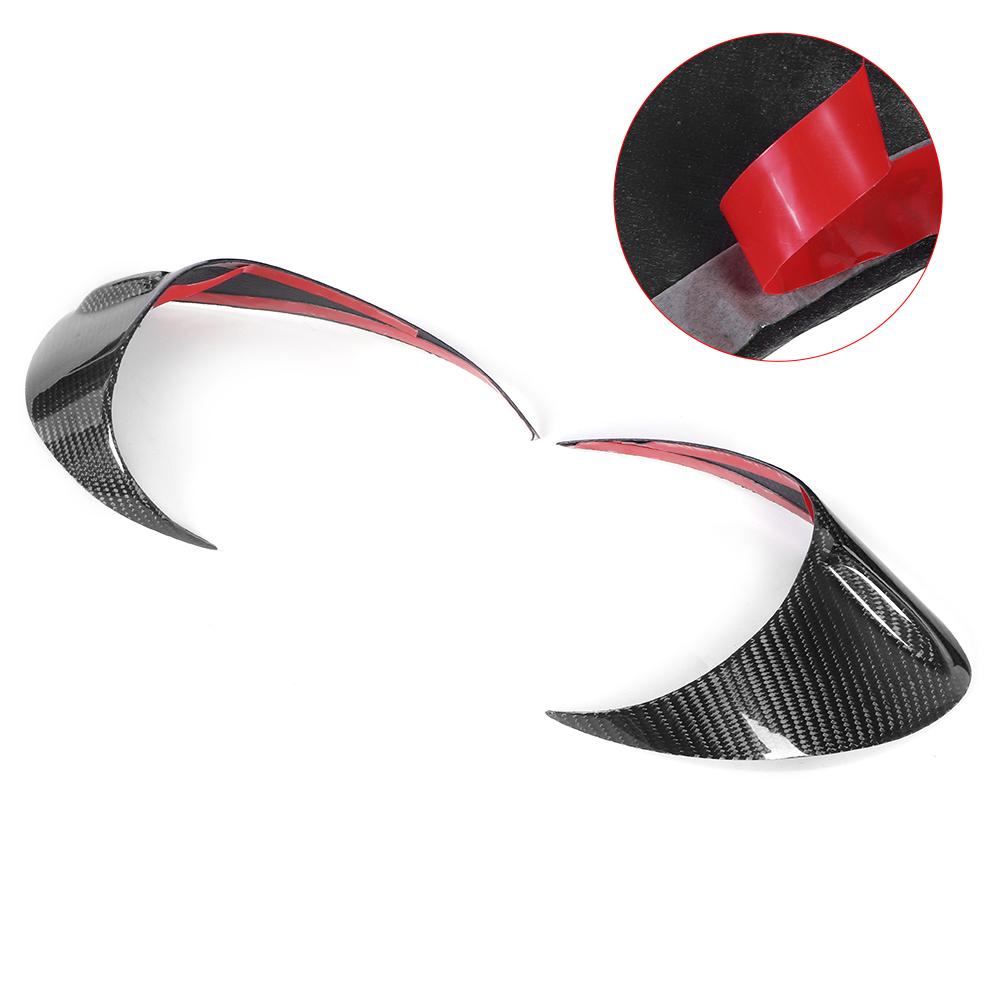 2pcs Carbon Fiber Taillight Eyebrow Trim Rear Light Eyelids Cover Exterior Decor Fit for Toyota 86
