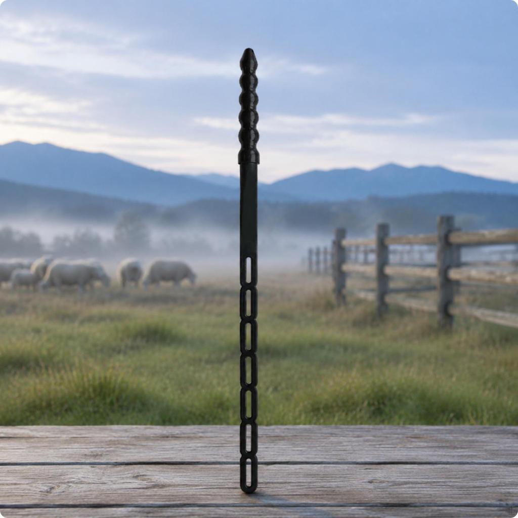 Crop with Textured Grip Rigid Hanging Hole 50cm Training for Equestrians, Trainers, Stables