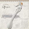Decor Corporation Climbing Spoon Calico Cat Size: Approx. W1.8 D2.8 H11 MG-48778