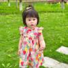 Baby Girl Dress, Summer Sweet Flower Ruffled Sleeve Children'S Sleeveless Clothes Suitable for 0-3 Years Old
