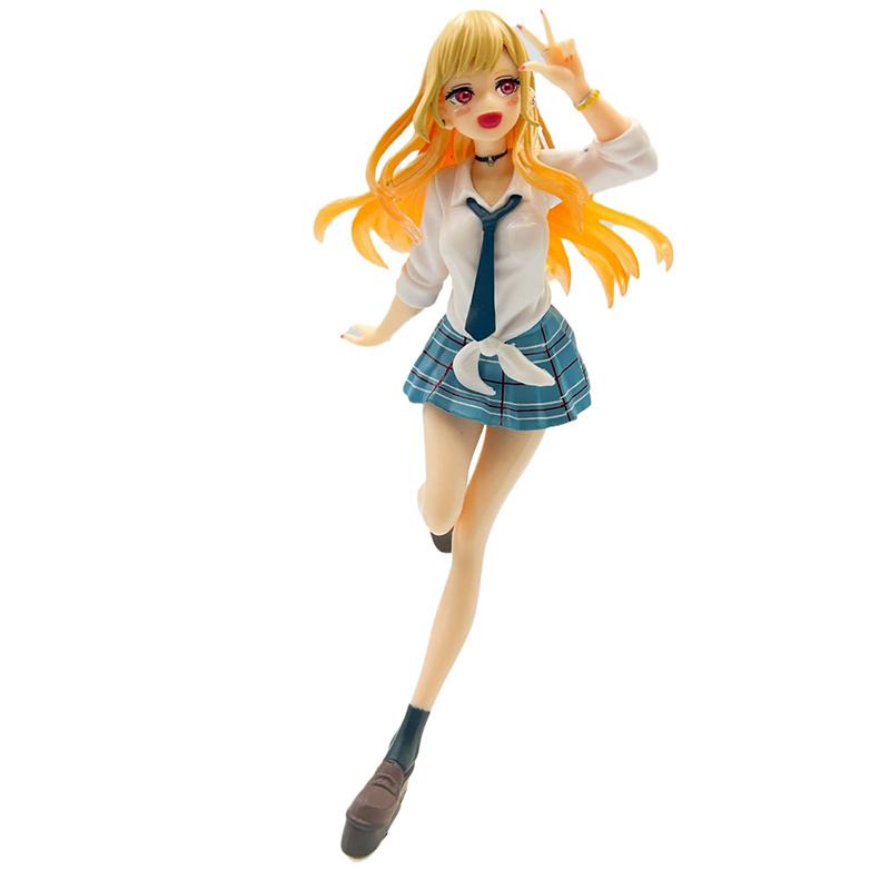 18cm My Dress-Up Darling Anime Figure Kitagawa Marin Black Maid Shizuku Kuroe Statue Collection Decor Model Toy Gift