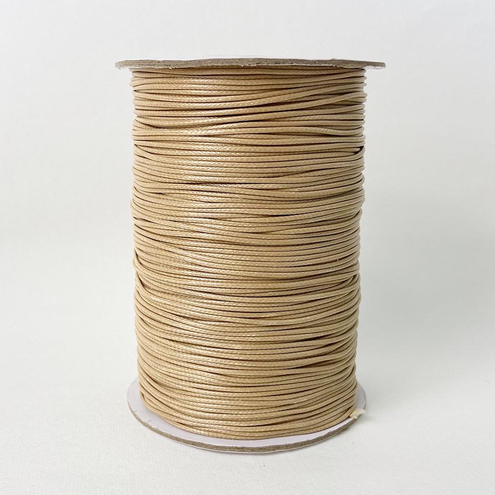1mm Korean Waxed Rope: Jewelry & Pendant Necklace/Braided Bracelet with PU Leather