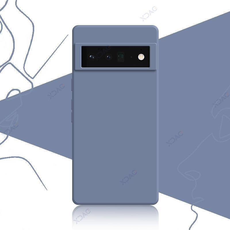 Luxury Square Liquid Silicone Case for Google Pixel 6 Pro 6A Pixel6 A 5G 360 Soft Phone Cover Anti Fall Bag Coque Armor