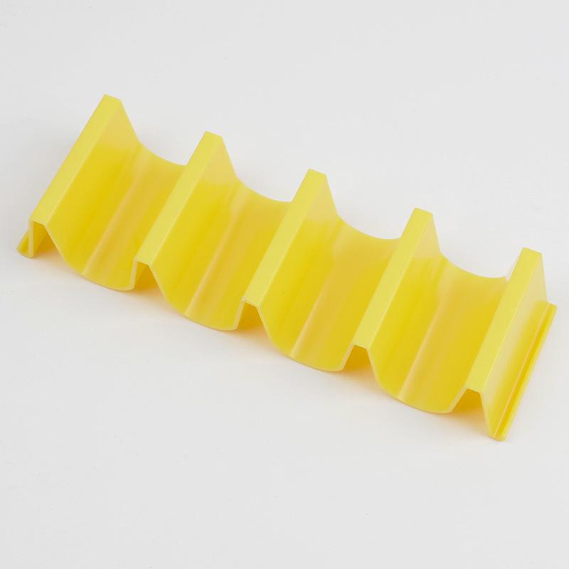 

Підставка для мексиканської тортильї Буріто Підставка для тако Тримач вежа wavy pizza stand жовтий