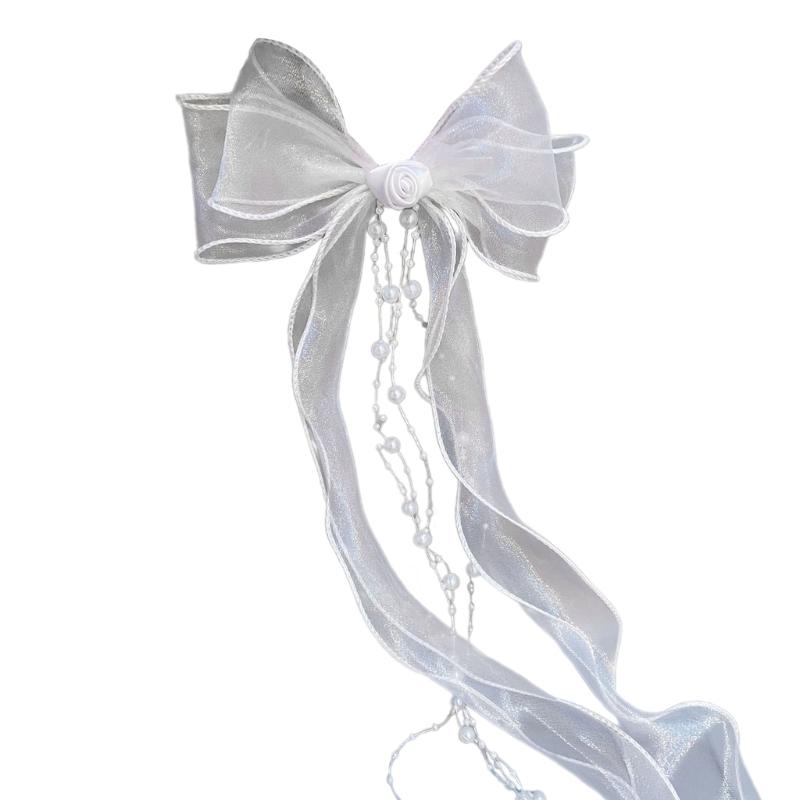 Glinting Bowknot Hair Jewelry Queen Headdress Hair Tie for Pageant Proms Bridal Wedding Bridal Wedding Headwear