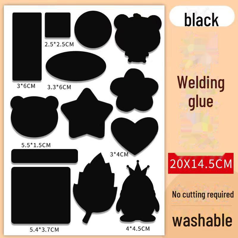 Autocolante cu patch-uri colorate cu desene animate: Reparații autoadezive, fără cusături, fără cusături pentru jachete și haine