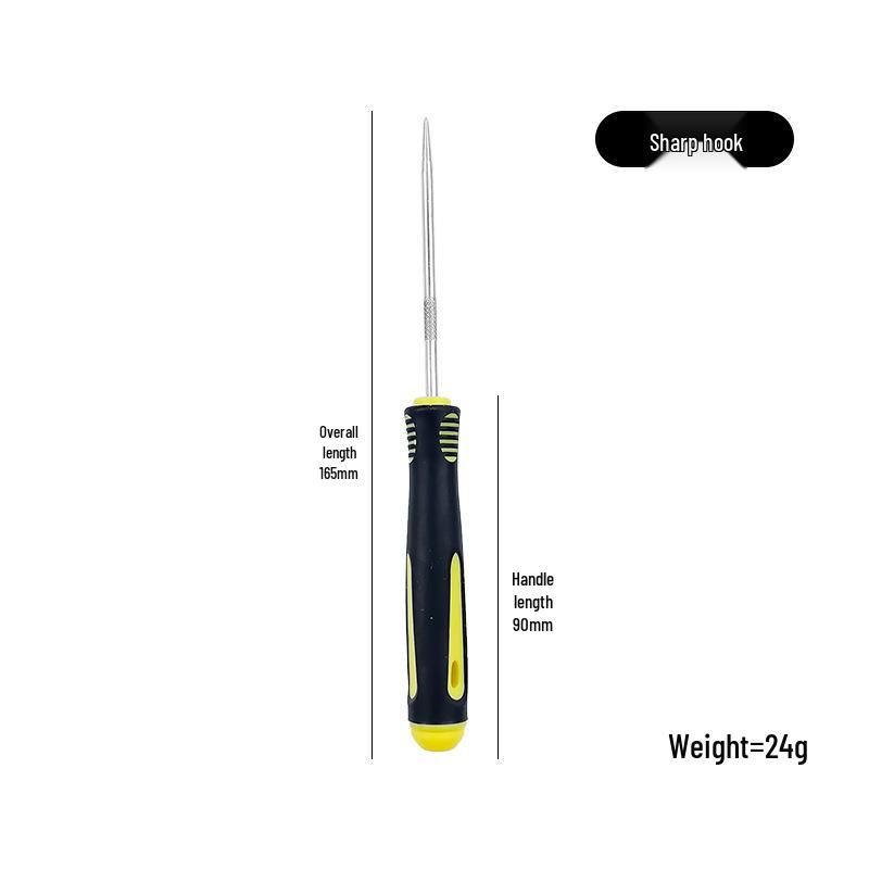 4-Piece Oil Seal Hook Set for Auto Repair - O-Ring Puller & Remover Tools