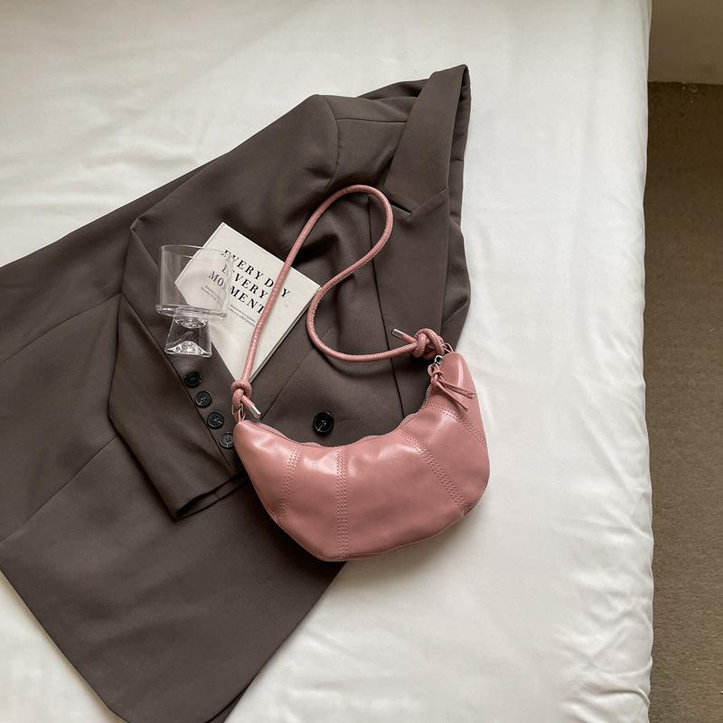 Casual Dumpling Bag Oblique Span Bag Women's Fashion 2025 New Korean Version Student Large-capacity Shoulder Armpit Bag