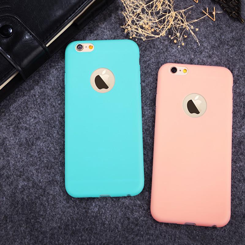 Buy Fashion Candy Soft Cover Case For iPhone X 6 6S 7 8 Plus 5 5S SE ...