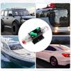 uxcell 2pcs Car Circuit Breaker with Manual Reset Inline Fuse Holder Protection DC - 48V 40A Black Green