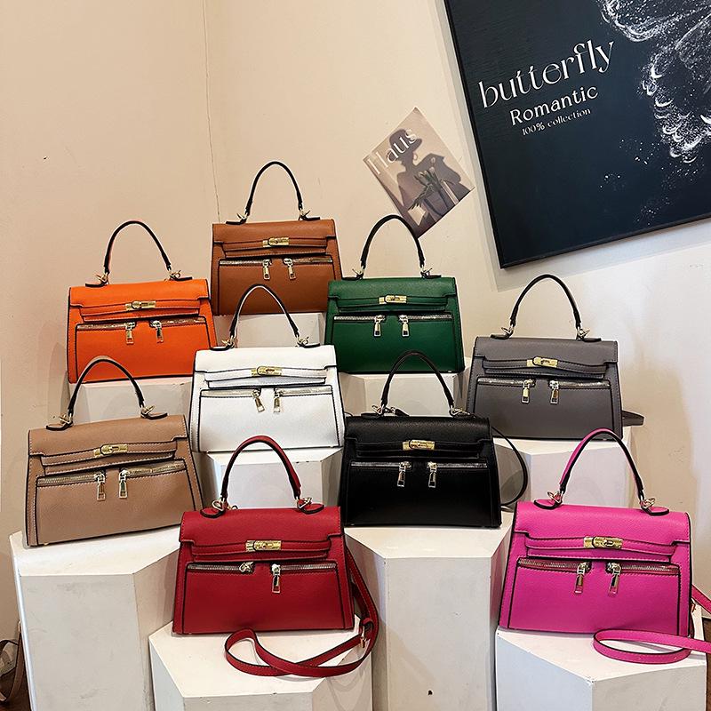 Women's Classic Kelly Style Crossbody Bag - Versatile Shoulder Handbag for Trendy Work & Commute