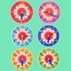 Wooden Teaching Clock Toy Educational Clock Learning Props 12/24Hour Brain Developmental Toy Primary for Time Cognitive