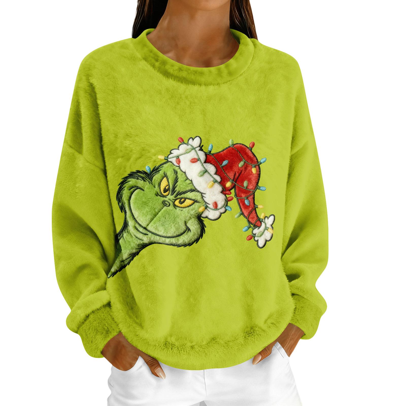 

Жіноче флісове худі з довгим рукавом та круглим вирізом, повсякденне, зручне, вільного крою, легке. M