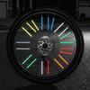 84PCS 360° Visibility Bicycle Wheel Reflector 75mm Reflective Spoke Skins  Night Riding