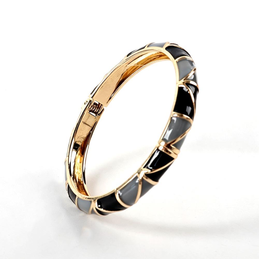 Willow Leaf Chinese Bamboo Joint Bangle Grid Bamboo Women's Hand Bracelet Ladies