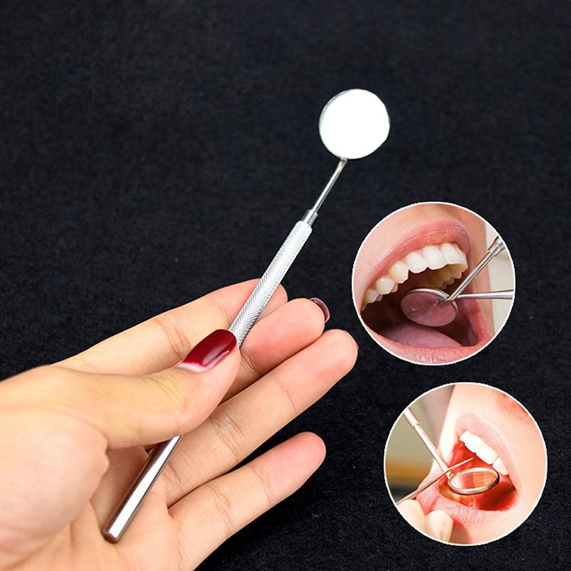3Pcs/set Dental Mirror Mouth Mirror with Handle Intraoral Mirrors Dentistry Instrument Teeth Whitening Dentist Mouths Care Tools
