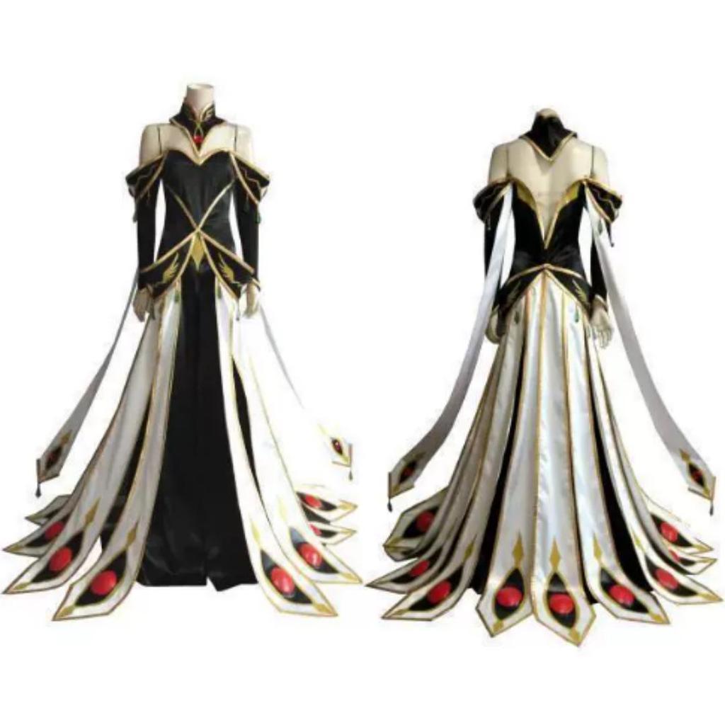 Costume e Parrucche Cosplay di Code Geass CC Lelouch della Ribellione C.C.. Tute Hangyaku No Lelouch Regina CC Camicia di Forza