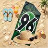 Hannover 96 Football Print Beach Towel, Versatile Lightweight Absorbent Beach Towel for Pool Surf Yoga Bathroom, Perfect Birthday Holiday Gift