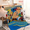 Cartoon A-Asterix And O-Obelix Blanket Soft Comfortable Nap Plush Suitable For Iiving Room Office Bedroom Birthday Home Kid Gift