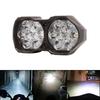 12V Waterproof Motorcycle Spotlight: High Brightness LED, 18 Beads, Electric Bike Headlight
