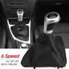 Gear Shift Lever Knob 6 Speed Manual Shifter Lever Boot Cover for BMW 1 Series