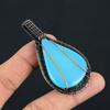 Tree Of Life Blue Chalcedony 999 Copper Wire Wrapped Pendant, Handmade Gemstone Pendant Jewelry, Gifts For Wife Brand New Pendant