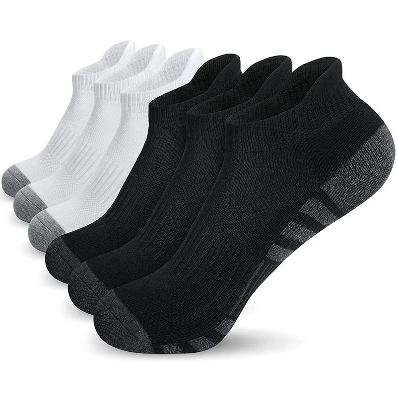 5 Pairs Men's Four Seasons Training Elite Towelling Bottom Sweat Short Professional Sports Socks