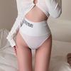 Sexy Seamless Sports And Fitness Letter High-Waisted Seamless Panties, Super Comfortable Tight-Fitting Women's Panties Plus Size