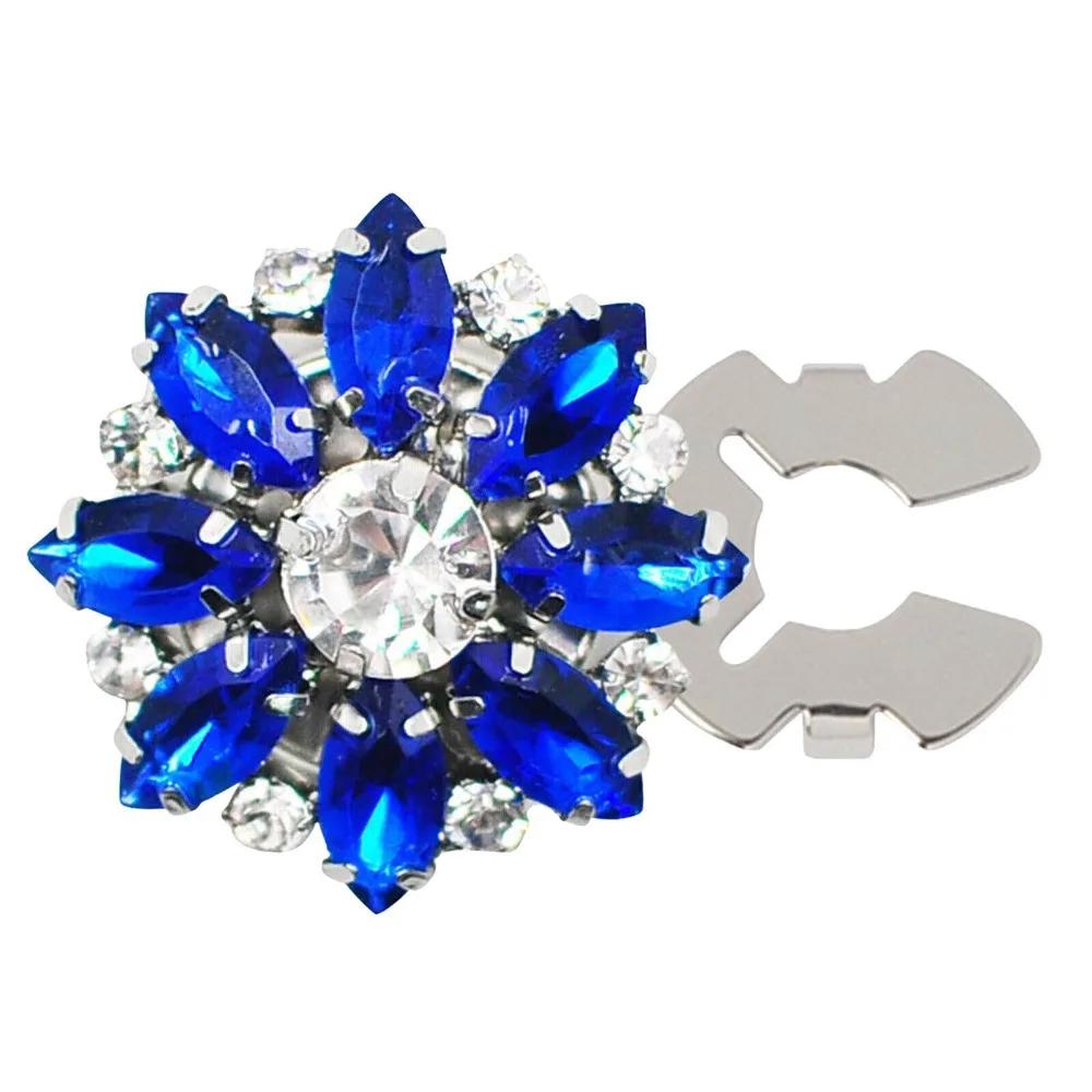New Design Rhinestone Rhinestone Button Cover DIY Accessories Alloy Button Covers Set Shirt Button Box for Shirt Dress