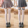 Children'S Stockings Velvet Girls' Stockings Knee Socks Summer Thin Children'S Long Socks Big Children'S Football Socks
