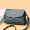 Soft Leather Embossed Single-shoulder Bag for Women, Crossbody Bag for Middle-aged Ladies