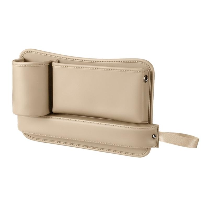 Car Seat Gaps Organizers, PU Leather Car Seat Gaps Filler Organizers Universal Adjustable Gaps Filler for Phone Cups