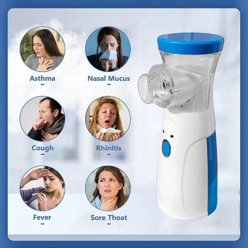 Handheld Silent Ultrasonic Face Nebulizer Portable Household Tools Inhaler