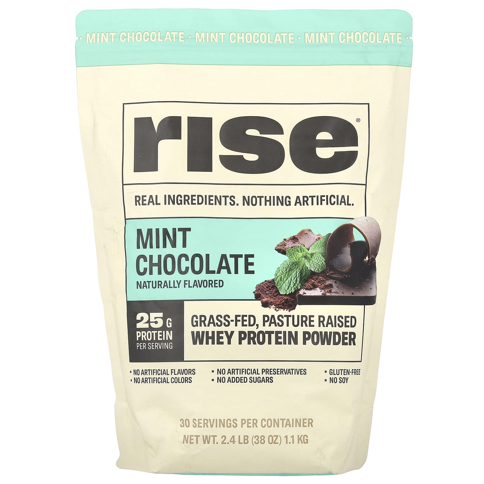 

Whey Protein Powder, Mint Chocolate, 1.1Kg (2.4Lb)