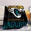 Jacksonville Jaguars Print Flannel Blanket, High Quality Comfortable for All Seasons, Home Decor, Warmth and Comfort, Perfect for Christmas Gifts