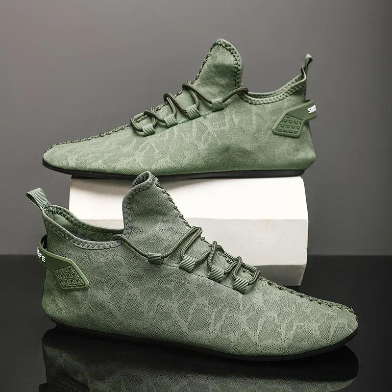 

YRZL Мужская обувь Простой дизайнерский повседневный Мягкая подошва Шнуровка Дышащая Удобная Комнатные домашние тапочки Обувь для ходьбы Мужская 44 синий