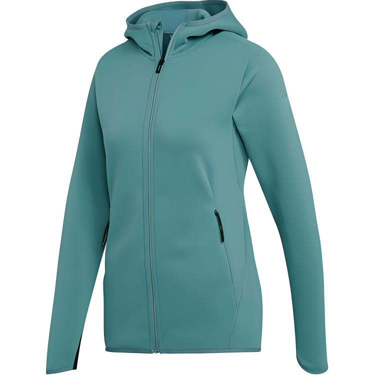 

Adidas Удобная повседневная куртка с капюшоном, женские куртки, зеленый цвет CW3866 M