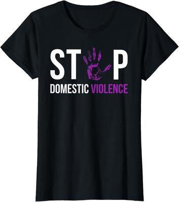 Stop aux Violences Domestiques Sensibilisation Cadeau Survivor Design T-shirt à Col Rond pour Femme T-shirt Unisexe