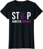 Stop Domestic Violence Awareness Survivor Gift Design Ladies' Crewneck T-Shirt Unisex T-Shirt