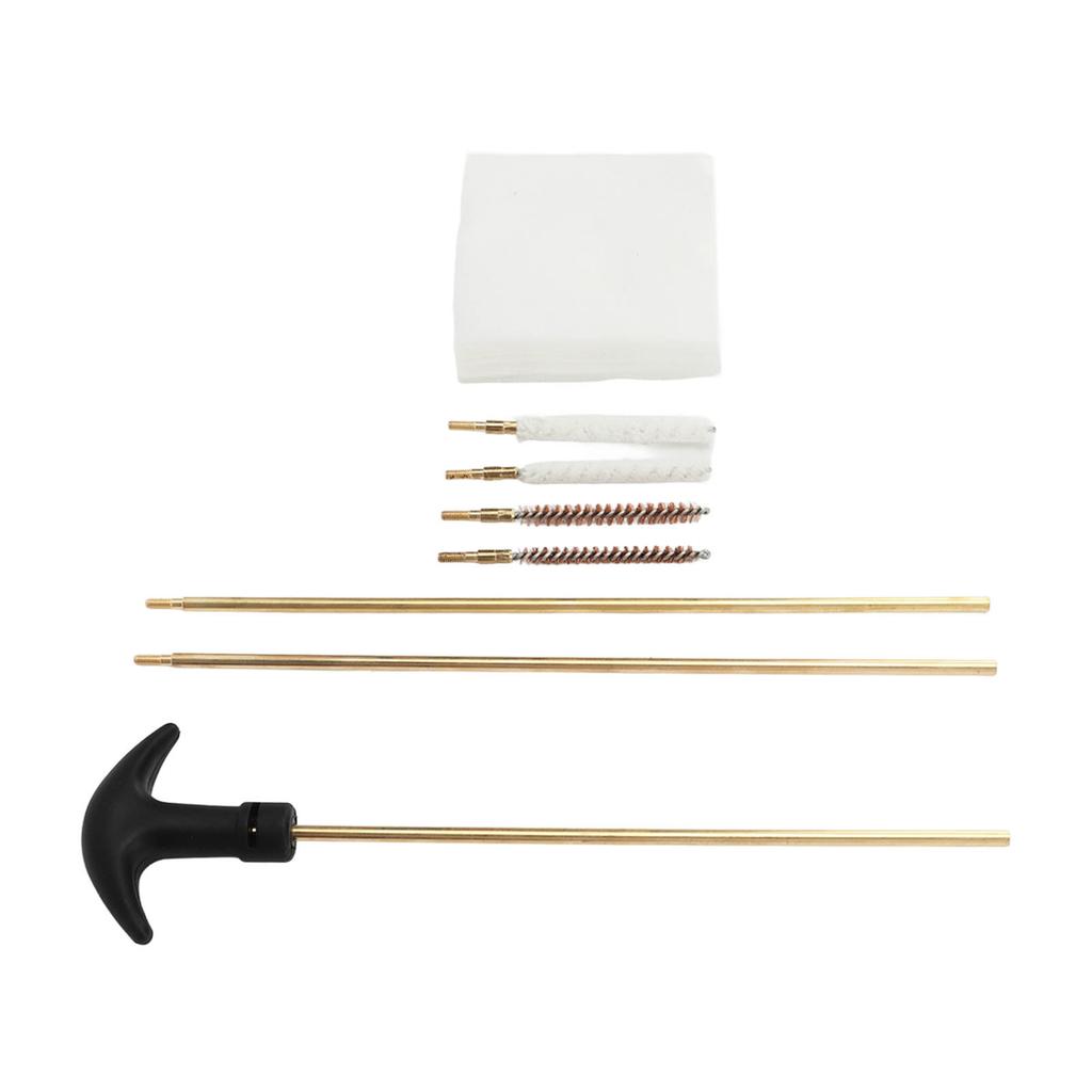 Rengjøringsstangsett for tønner for 0,177 tommer 0,22 tommer kobberrør Bomullsbørstesett for rørstøv