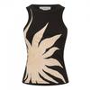 Never Fully Dressed Womens/Ladies Sunflower Ribbed Tank Top
