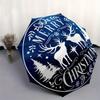 Merry Christmas Deer Scene StickerUmbrella, Portable 3-Fold Compact Umbrella,Christmas Gift ES427
