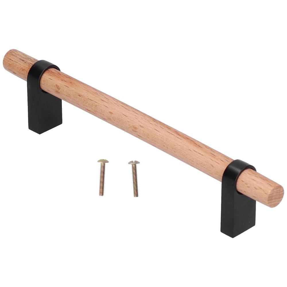 Smooth Finish Cabinet Pulls Zinc alloy Solid Wood Handles Stable Drawer Pulls Kitchen