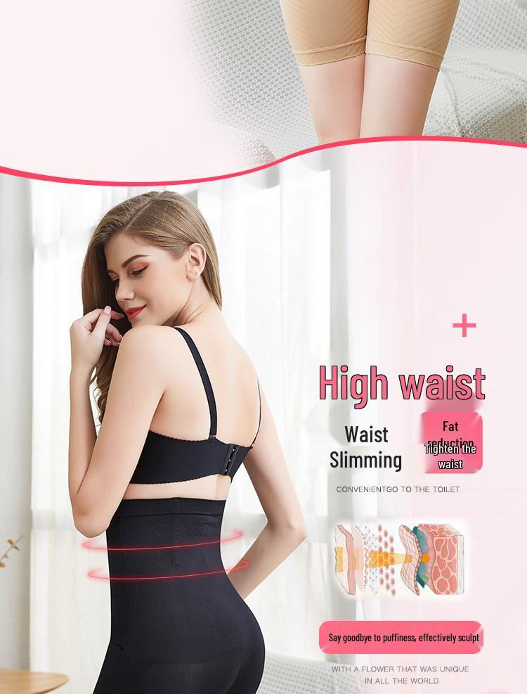 Postpartale High-Waist-Shaperhose mit dreireihigem Verschluss zur Unterstützung von Bauch und Hüften, Übergröße
