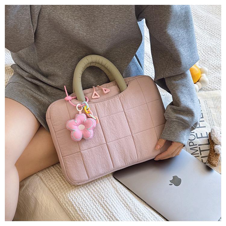 Korean Style Laptop Bag: Women's Office Commuter Tote for Tablets and iPads