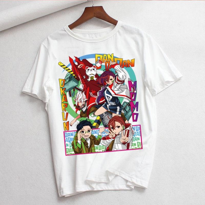 Dandadan Okarun Anime Momo Ayase Women T Shirt Girl Harajuku Korean Style Graphic Tops Kawaii Female TshirtDrop Ship