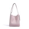 Large Capacity Fashion Simple Bucket Bag Lychee Pattern Leather Shoulder Bag Premium Messenger Bag Women