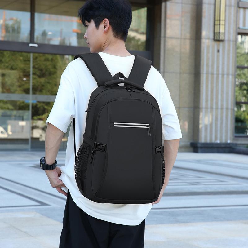 Schoolbag Men's School Bag 1011 New Fashion Leisure Travel Computer Backpack Large Capacity Business Trip Commuter Business Backpack