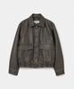 Uniform Bridge Faux Leather A-2 Jacket Brown