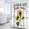 Multicolor Desert Cactus Shower Curtain Southwest Plants Tropical Style Bathroom Decorative Shower Curtain with 12 Hooks